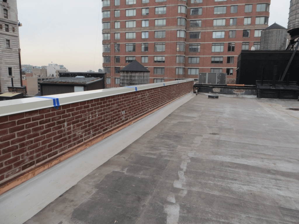 Parapet Wall Repair work done