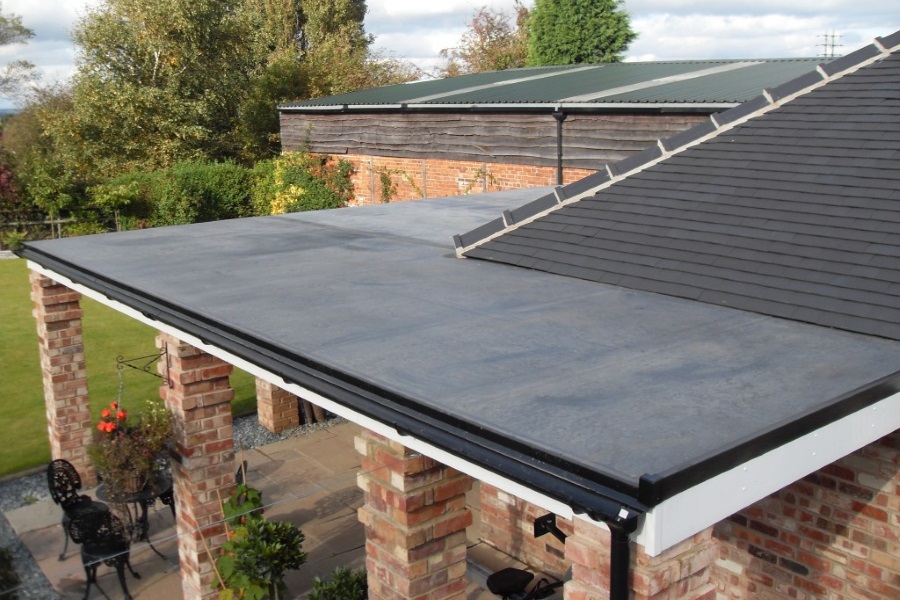 one light contractors team successfully install EPDM rubber on roof in new jersey